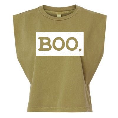 Boo Halloween Festive Garment-Dyed Women's Muscle Tee