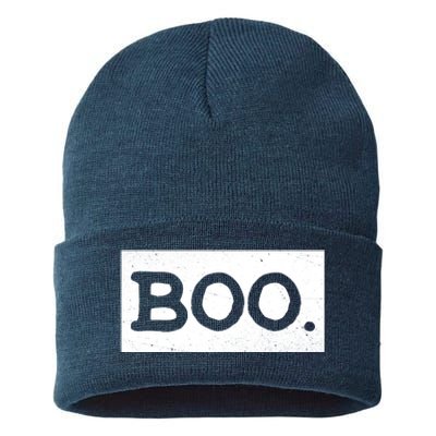 Boo Halloween Festive Sustainable Knit Beanie