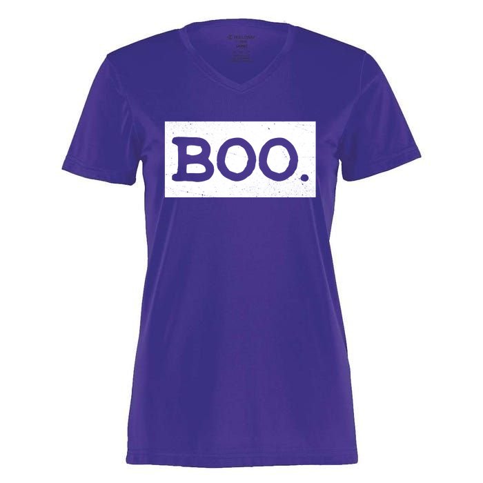 Boo Halloween Festive Women's Momentum V-Neck T-Shirt