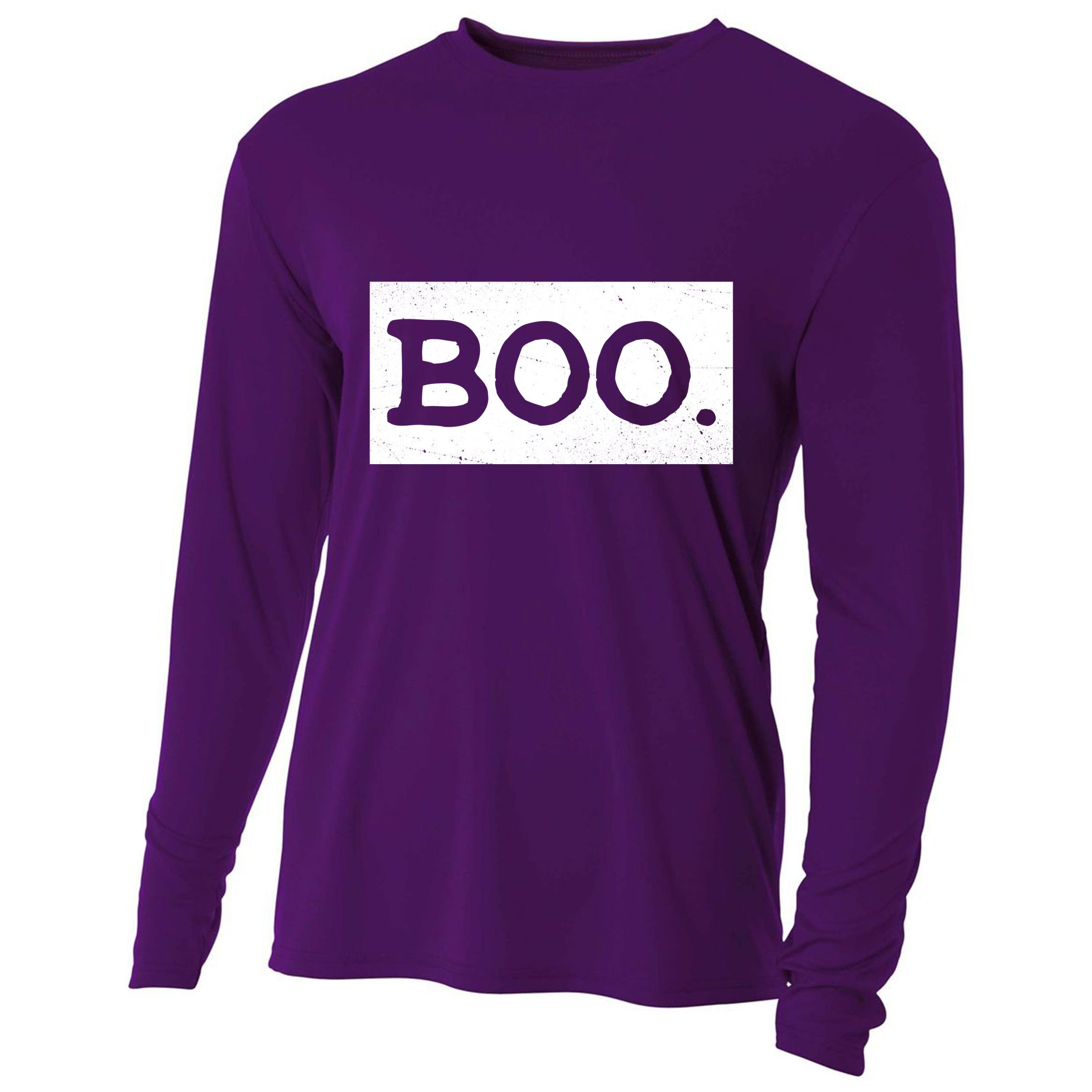 Boo Halloween Festive Cooling Performance Long Sleeve Crew
