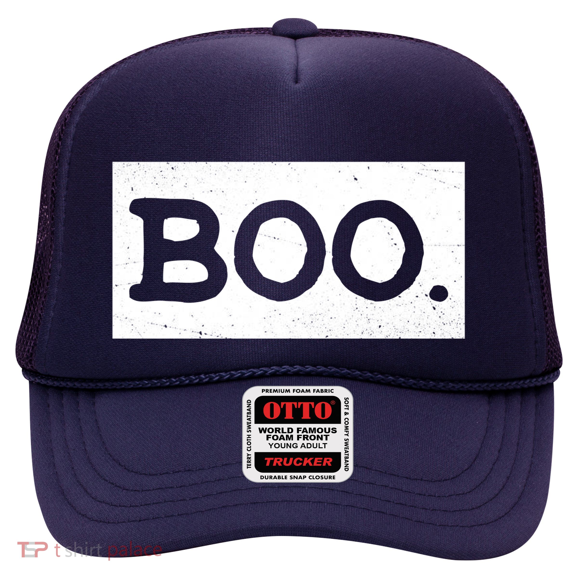 Boo Halloween Festive Trucker Hat