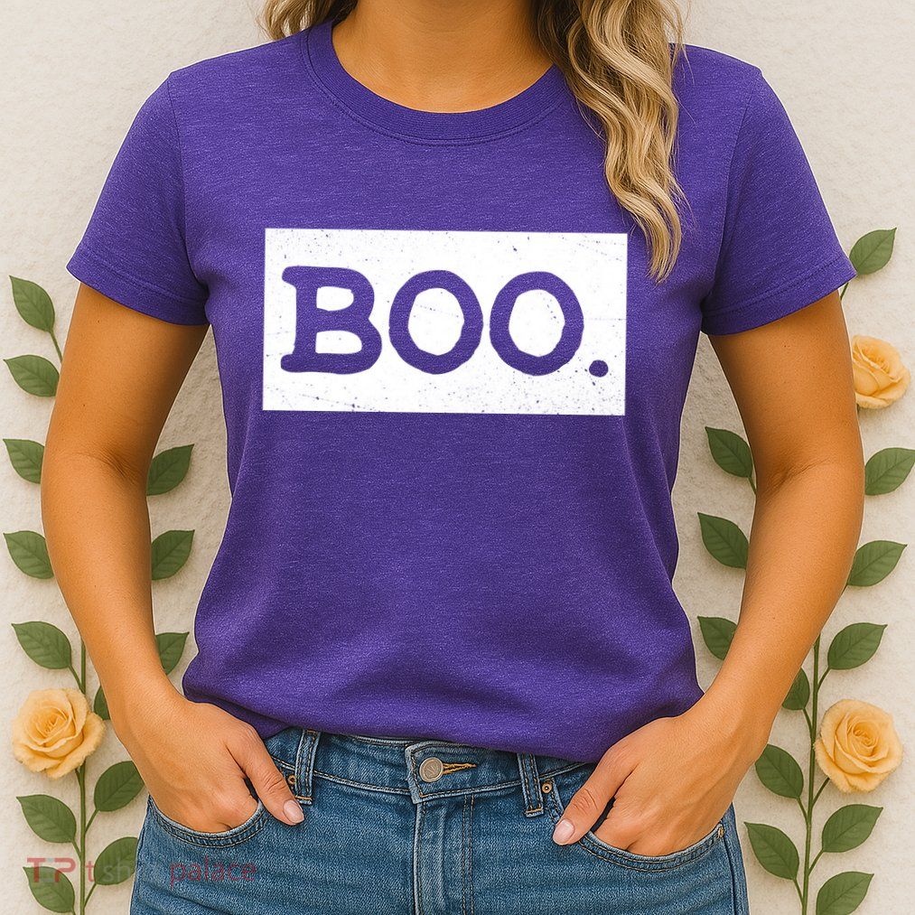 Boo Halloween Festive Womens T-Shirt