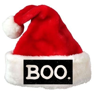 Boo Halloween Festive Premium Christmas Santa Hat