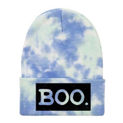 Boo Halloween Festive Tie Dye 12in Knit Beanie