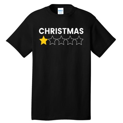 Bah Humbug Funny Christmas With A Star Tall T-Shirt