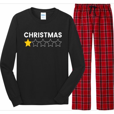 Bah Humbug Funny Christmas With A Star Long Sleeve Pajama Set