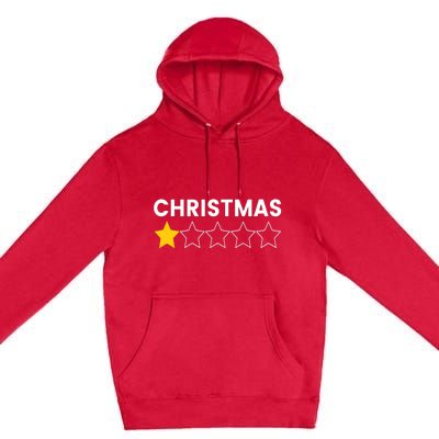 Bah Humbug Funny Christmas With A Star Premium Pullover Hoodie