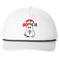 Booschbeer Halloween Funny Ghost Drinking Beer Snapback Five-Panel Rope Hat