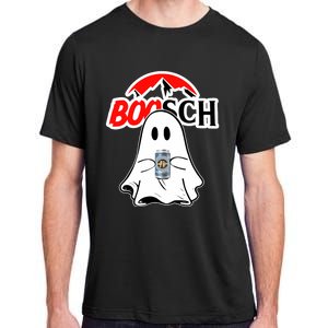 Booschbeer Halloween Funny Ghost Drinking Beer Adult ChromaSoft Performance T-Shirt