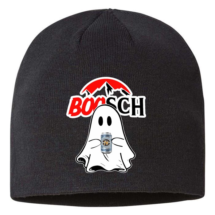 Booschbeer Halloween Funny Ghost Drinking Beer Sustainable Beanie