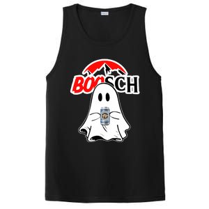 Booschbeer Halloween Funny Ghost Drinking Beer PosiCharge Competitor Tank