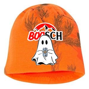 Booschbeer Halloween Funny Ghost Drinking Beer Kati - Camo Knit Beanie