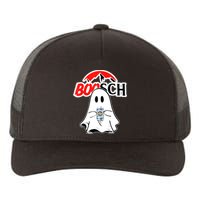 Booschbeer Halloween Funny Ghost Drinking Beer Yupoong Adult 5-Panel Trucker Hat