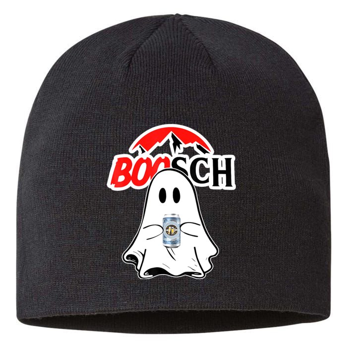 Booschbeer Halloween Funny Ghost Drinking Beer Sustainable Beanie