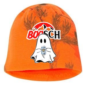 Booschbeer Halloween Funny Ghost Drinking Beer Kati - Camo Knit Beanie