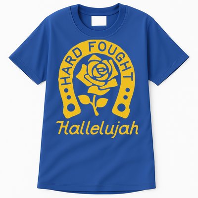 Brandon Hard Fought Hallelujah Praise Jesus Lake Merch Tall T-Shirt