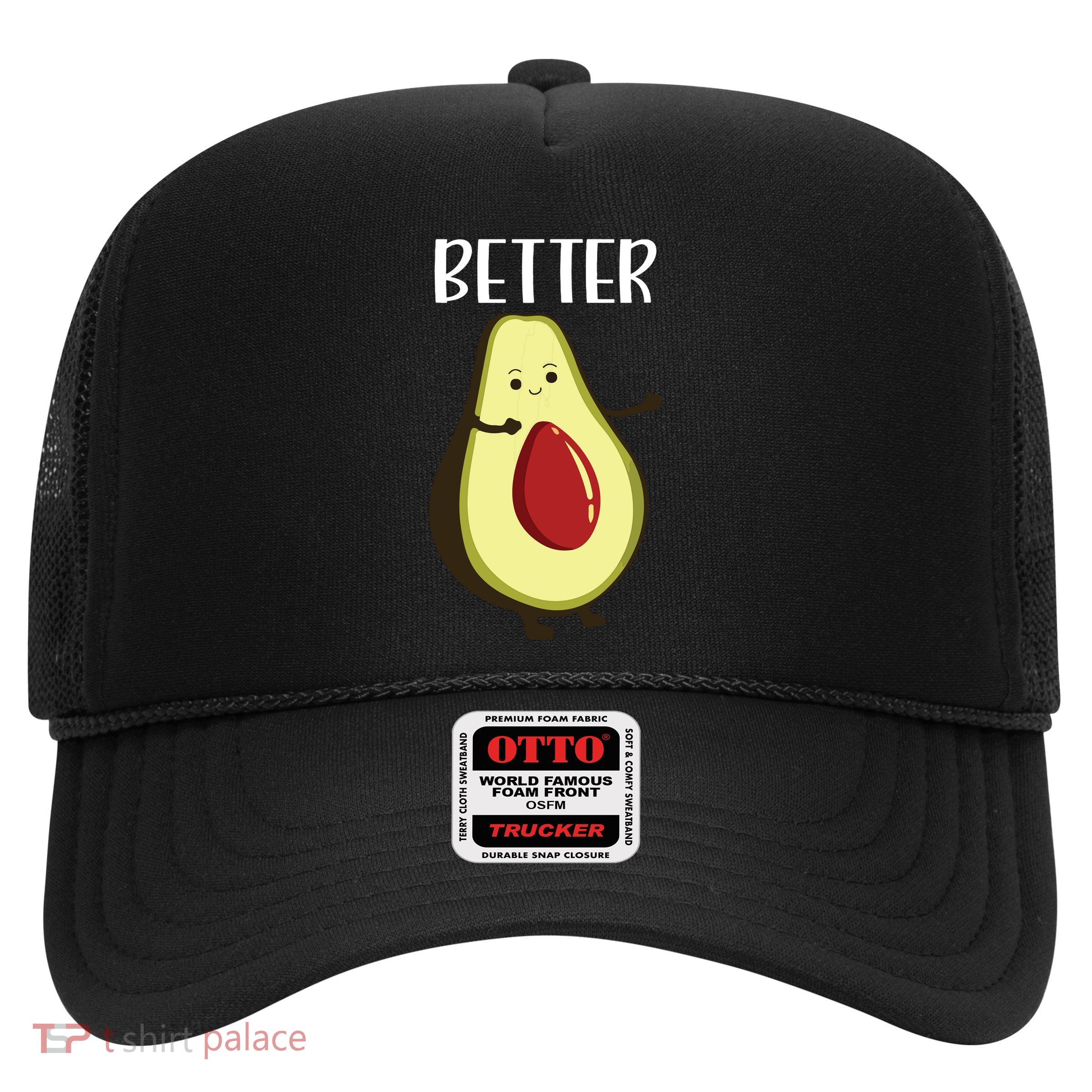 Better Half Funny Couple Avocado Matching Trucker Hat