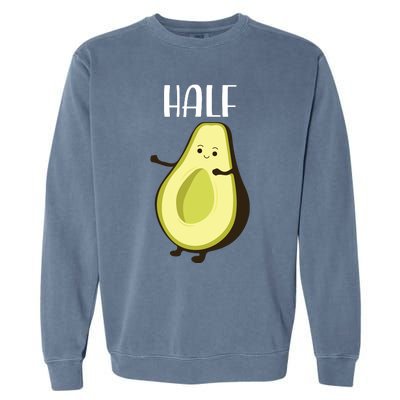 Better Half Funny Couple Avocado Matching Garment-Dyed Sweatshirt