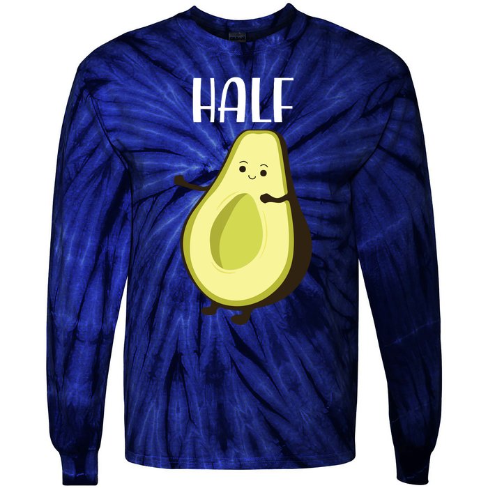 Better Half Funny Couple Avocado Matching Tie-Dye Long Sleeve Shirt