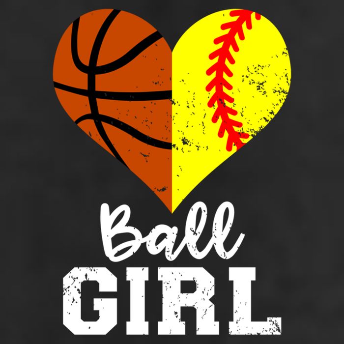 Ball Heart Funny Softball Basketball Meaningful Gift 11oz C Handle Ceramic Mug