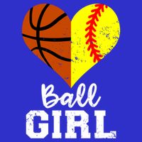 Ball Heart Funny Softball Basketball Meaningful Gift Button