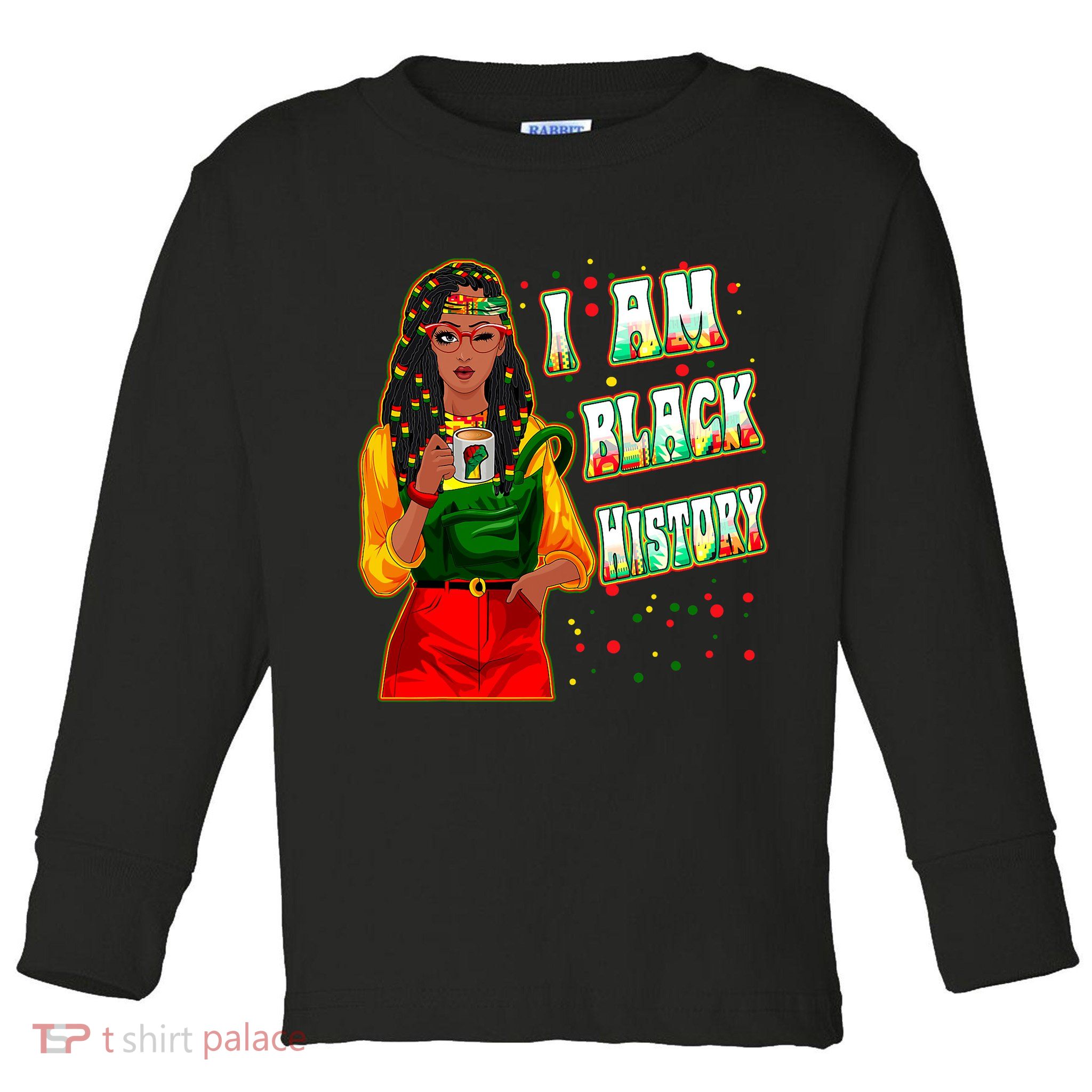 Black History For Women Black History Month Decor Toddler Long Sleeve Shirt