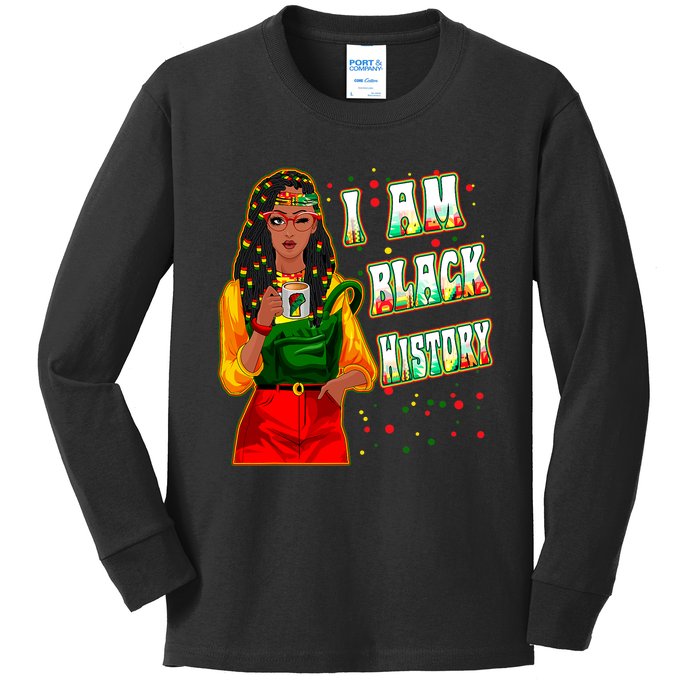 Black History For Women Black History Month Decor Kids Long Sleeve Shirt