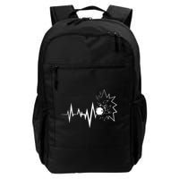 Bowling Heartbeat For Bowling Lovers And Players Backpack
