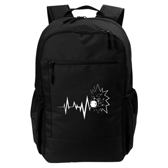 Bowling Heartbeat For Bowling Lovers And Players Backpack