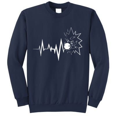 Bowling Heartbeat For Bowling Lovers And Players Sweatshirt