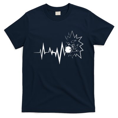Bowling Heartbeat For Bowling Lovers And Players T-Shirt