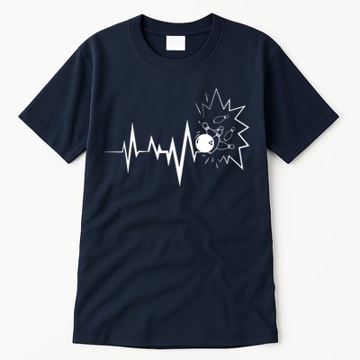 Bowling Heartbeat For Bowling Lovers And Players Tall T-Shirt