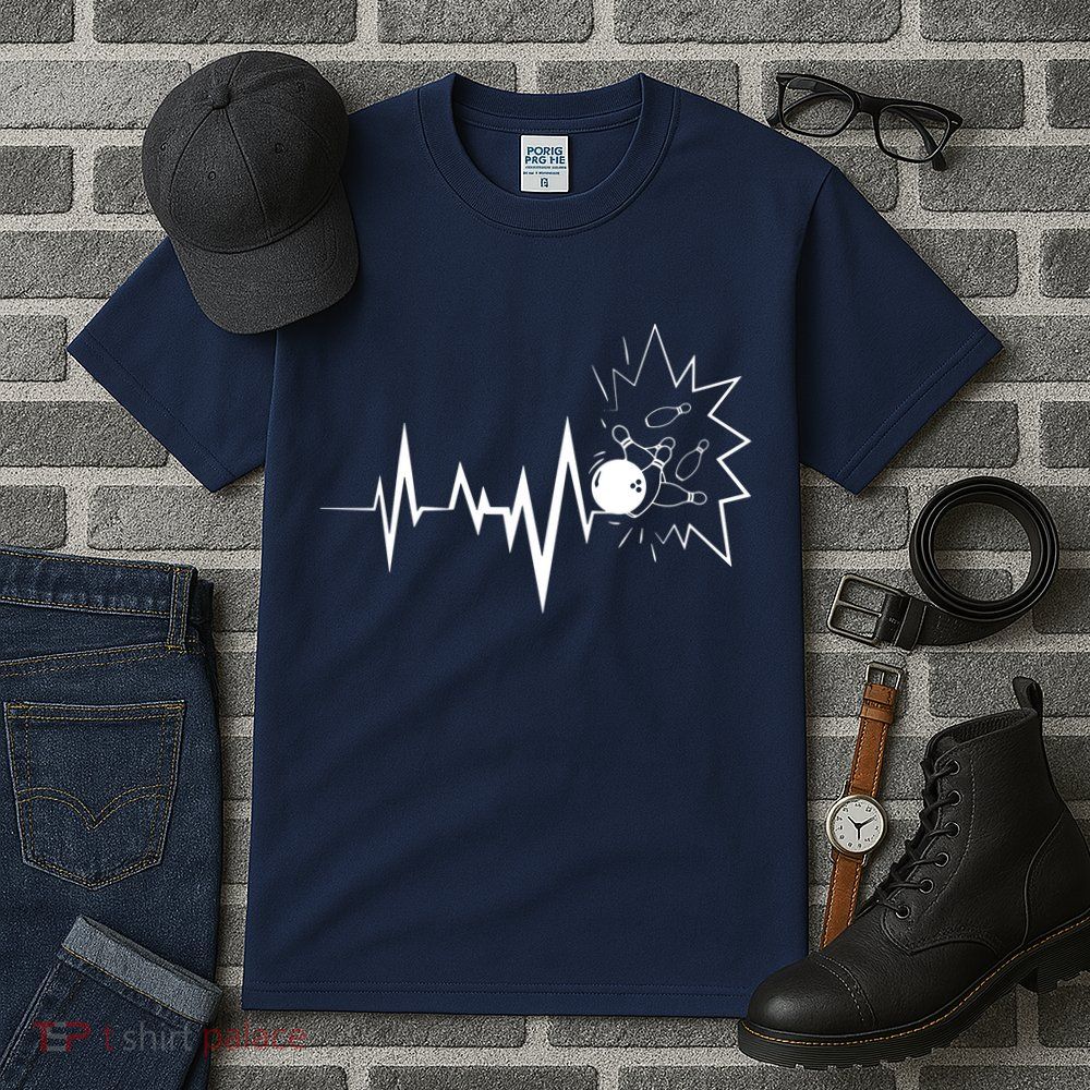 Bowling Heartbeat For Bowling Lovers And Players Tall T-Shirt