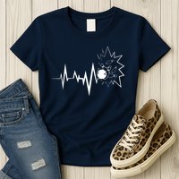 Bowling Heartbeat For Bowling Lovers And Players Womens T-Shirt