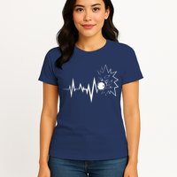 Bowling Heartbeat For Bowling Lovers And Players Womens T-Shirt