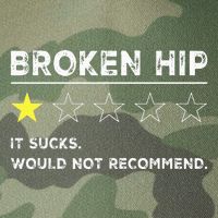 Broken Hip Funny Injury Recovery Get Well Soon Legacy Tie Dye Trucker Hat