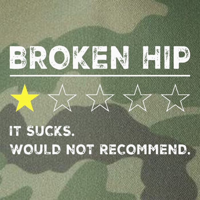 Broken Hip Funny Injury Recovery Get Well Soon Legacy Tie Dye Trucker Hat