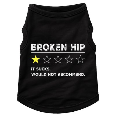 Broken Hip Funny Injury Recovery Get Well Soon Doggie Tank