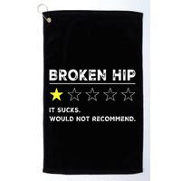 Broken Hip Funny Injury Recovery Get Well Soon Golf Towel