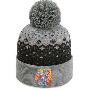 Bong Hits For Jesus I Funny THC Marijuana Stoner Gift The Baniff Cuffed Pom Beanie