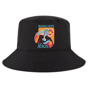 Bong Hits For Jesus I Funny THC Marijuana Stoner Gift Cool Comfort Performance Bucket Hat