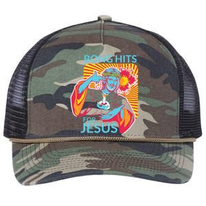 Bong Hits For Jesus I Funny THC Marijuana Stoner Gift Retro Rope Trucker Hat Cap