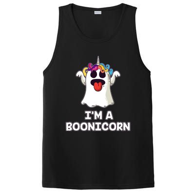 Boonicorn Halloween Funny Gift Funny Unicorn Boo Ghost Gift PosiCharge Competitor Tank