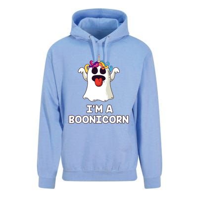 Boonicorn Halloween Funny Gift Funny Unicorn Boo Ghost Gift Unisex Surf Hoodie