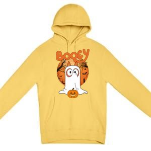 Booey Halloween Funny Spooky Season Blue Heeler Premium Pullover Hoodie