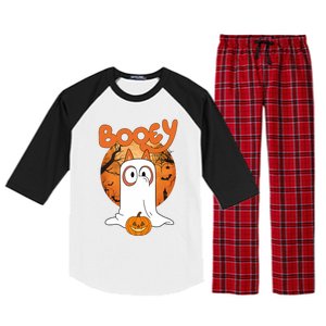 Booey Halloween Funny Spooky Season Blue Heeler Raglan Sleeve Pajama Set