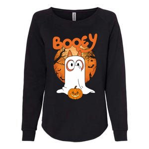 Booey Halloween Funny Spooky Season Blue Heeler Womens California Wash Sweatshirt