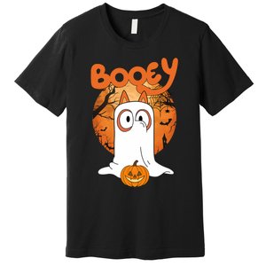 Booey Halloween Funny Spooky Season Blue Heeler Premium T-Shirt