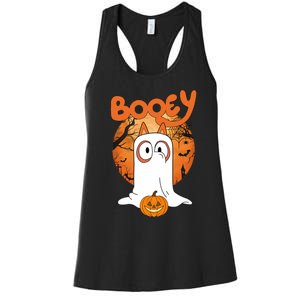 Booey Halloween Funny Spooky Season Blue Heeler Women's Racerback Tank