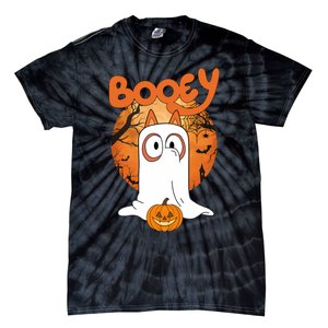 Booey Halloween Funny Spooky Season Blue Heeler Tie-Dye T-Shirt